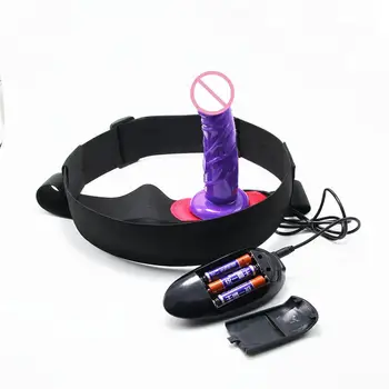 Brezžični Daljinski Z Vibriranjem Dildo Trak Na Realističen Dildo Sex Igrače Klitoris Stimulacije Objem Velik Penis G-Spot Vibrator