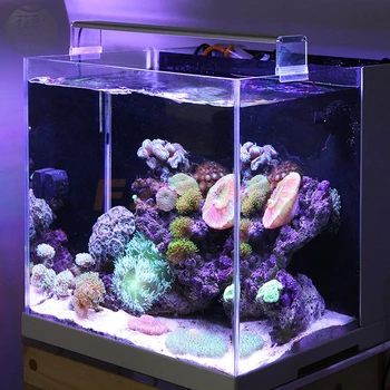 Chihiros Aquarium Led Osvetlitev Greben Tank Aquario Lučka Lučka Za Morske Ribe In Korale, Modra, Bela In Svetlost Barve Nastavljiv