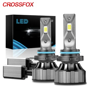CROSSFOX Avto Žarnice H9 H11 LED H1 H3 9012 H4 Led 9005 HB3 9006 HB4 Smerniki Žarnice za Avto Luči za Meglo 12V 24V 6000K Visoko Nizko Žarka