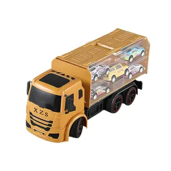 Daljinski upravljalnik za Shranjevanje Inženiring Vozila Simulirani Tovornega Avtomobila S Svetlobo Usb Polnjenje otroške Ustvarjalne Igrače RC Tovornjak