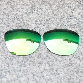 Debelo E. O. S Polarizirana Enhanced Zamenjava Leč za Oakley Frogskins sončna Očala - Smaragdno Zelena Polarizirana Ogledalo