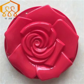 DIY 29*5.8 cm Big Rose Oblike Silikona Maslo Torto Plesni Kuhinja Peko Orodja Za Pecivo, Pekovski Dodatki Bakeware Plesni