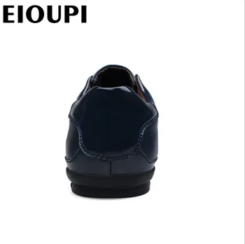 EIOUPI nov design resnično pravo usnje mens moda business casual čevelj dihanje moški čevlji lh001