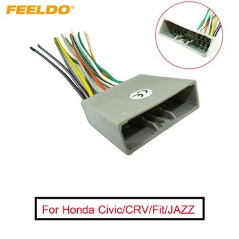 FEELDO 10Pcs Avtomobilski Predvajalnik CD-jev Radio Audio Stereo Napeljave Pas Adapter Za Honda 06-08/Civic/Fit/CRV/ACURA #AM2956