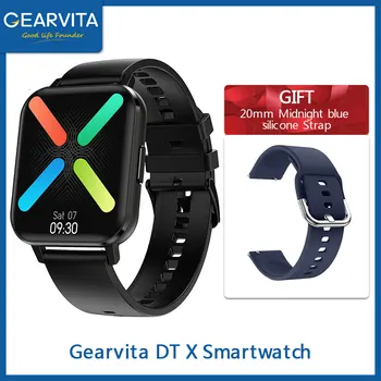 Gearvita DTX Smartwatch DT X 1.78 palčni IP68 Vodotesen EKG Srčni utrip 420*485 Spanja Spremljati Krvni Tlak VS W26 Pametno Gledati Moške