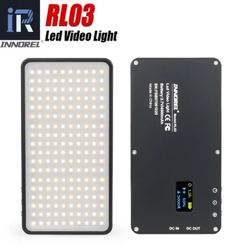 INNOREL RL03 LED Mini Prenosni ultra-tanek fotografija luči na Prostem, potovanja mobilne baterije 4500 mAh živo fill light