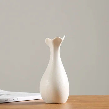 Japonski Slog Keramične Vaze Sodobne Preproste Zasnove, Umetne Rože Dom Dekoracija Dodatna Oprema Visoke Kakovosti Poceni Cena Mala