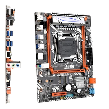 JINGSHA X99 D4 Dual channels Motherboard LGA 2011-v3 E5 v3 CPU, 2*DDR4 DIMM 4*SATA 3 PCI-EX16 / ECC REG namizje pomnilnik z wifi