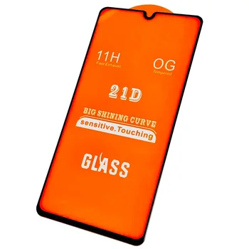 Kaljeno zaščitno steklo za Xiaomi Redmi 9C s črnim okvirjem polno lepilo