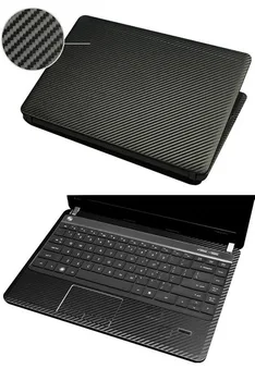 KH Laptop Ogljikovih vlaken Krokodil, Kača Usnje Nalepke Kože Kritje Stražar, Zaščitnik za HP ENVY x360 15-BP101TX 15.6