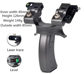 Lasersko merjenje fračo glavo lahko obrne opremljeni s stopnjo instrument visoke natančnosti ravno usnje mala prača za fotograranje na prostem