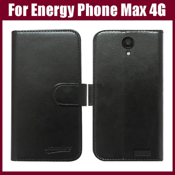 Luksuzni Flip Usnje Telefon Primeru Kritje Za ENERGETSKI SISTEM Energije Telefon Max 4G Zaščitna Primeru Denarnice Slog 6 Barv Na Zalogi