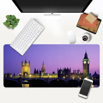 Moj Najljubši Big Ben v Londonu Udobje Miško Mat Gaming Mousepad Gaming Mouse Pad Velike Deak Mat 700x300mm za overwatch/cs pojdi