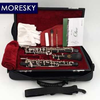 MORESKY Strokovno Tipko C, Oboe Pol-avtomatski Slog Cupronickel nickelplate MORESKY Oboe S01