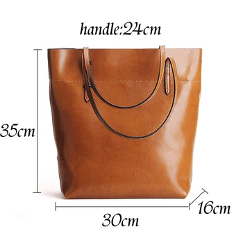 Nadgradnja Klasične ženske varovanec vrečko pravega usnja visoke kakovosti ženska torba preprosto elegantno messenger torba big tote