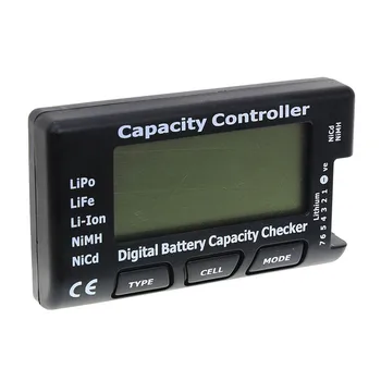 Nartor Cellmeter7 2-7S Lipo Življenje Li-on Digital Kapaciteta Baterije Checker Zmogljivosti Regulator Napetosti Detektor Tester