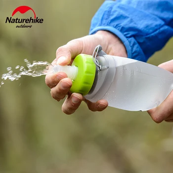 Naturehike Edinstveno Zložljivo Šport Steklenico Vode Hiter Pretok Puščanje Dokazilo nestrupeno BPA Free Okolju Prijazno Rezervoar Vode 500 ML 750 ML