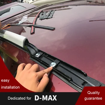 Nov prihod za Isuzu D-Max-2020 strešni prtljažnik strešni železniškega križa strehi bar, oksidiranega aluminija, ki je nameščen z vijaki, zelo stabilen