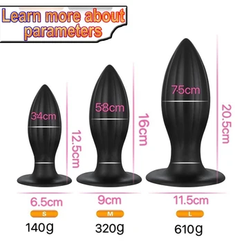 Nove ogromne analni čepi erotične igrače big butt plug anus vagina dilator odraslih masturbator spolnih igrač za moške, ženske, geji, analni seks izdelka