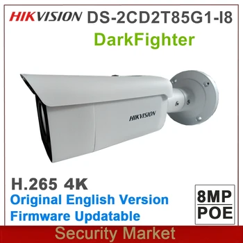 Original Hikvision DS-2CD2T85G1-I8 Zamenjajte DS-2CD2T85FWD-I8 8MP Omrežja Bullet POE IR 80 IP CCTV Metwork Fotoaparat