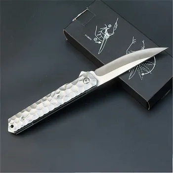 PEGASI Japonski samuraj folding nož hitro odpreti črni in srebrni džungle folding nož potovanja folding nož taktično nož