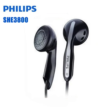 Philips SHE3800 Stereo Bas Slušalke Mp3 slušalke za mobilni telefon Xiao Mi in Za HUAWEI Iphone X Ne Micphone Original