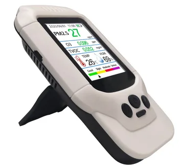 Prenosni Zraku, Detektor Multi funkcija Kakovosti Zraka Monitor Ozona Detektor za PM2.5 PM1.0 O3 PM10 TVOC Vlažnosti Temperature Test