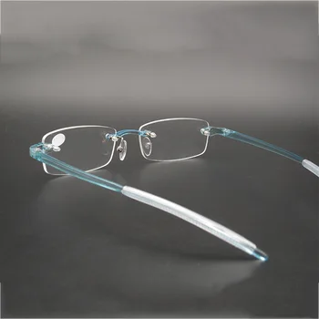 Prilagodljiv TR90 Ženske Obravnavi Očala brez okvirjev Moških Lupo Modra Presbyopic Očala +0.5 +0.75 +1 +1.25 +1.5 +1.75 +2 ~ +4