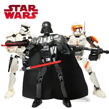Star Wars Igrače Građevno Slika Gradnik Igrača Darth Vader Kylo Ren Stormtrooper Chewbacca 