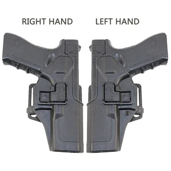 Taktično Airsoft Pištolo Tulec za Glock 17 19 22 Levo Desno Roko Pištolo Primeru Pasu Tulec z Lopatnih Lovski Pribor