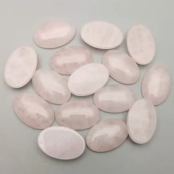 Trgovina modni Naravno roza kristalni kamen kroglice čare 20x30mm Ovalne CAB CHRYSOPRASE ne luknjo kroglice 12pcs/veliko Brezplačna dostava