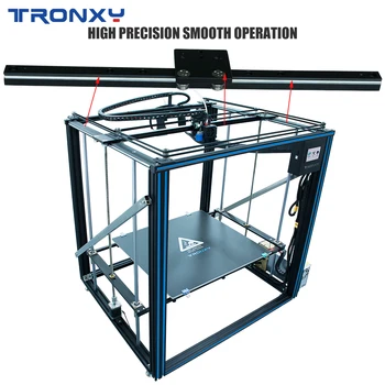 Tronxy X5SA-500 PRO 3D Tiskalnik Tiho Mainboard Nadzor Visoke Kakovosti S Guide Rail in Titan Iztiskanje Prilagodljiv 3D Tiskanja Izklop
