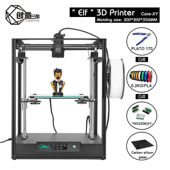 Ustvarjalnost 3Dprinter velikosti 300 X 300X350mm COREXY DIY FDM 3D tiskalnik, ki podpira BLTOUCH uporabo TMC2208