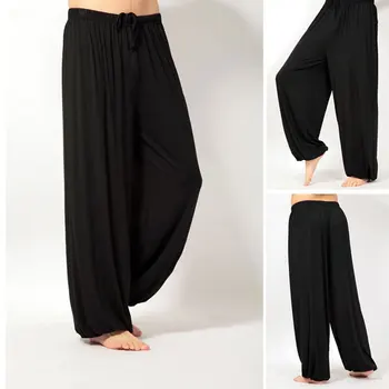 Velikost M-XXXL Modal materiala super svoboden sweatpants joga hlače, moške, za moške pyjama hlače Spanja bloomers hlače Tai chi hlače