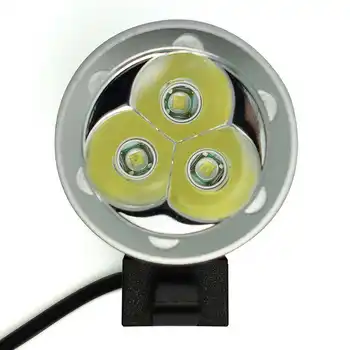 Vodoodporna 3*T6 LED Smerniki Koles Sprednje Luči 4000lm 3 Načini Gorsko Kolo Svetlobe, Jahanje, Kolesarjenje Glavo Svetilka+ 9600mAh baterije