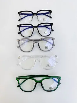 VWKTUUN TR90 Očal Okvir Ženske Kvadratnih Kratkovidnost Optičnih Očal Letnik Modra Svetloba Blokiranje Očala za Branje Računalniških Očal