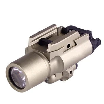 X400 LED Svetilka Orožje Svetlobe Puška M4 20 mm Picatinny Weaver Železniškega Gori Z Rdečo LaserSight Combo Za Taktično Lov 8-0004