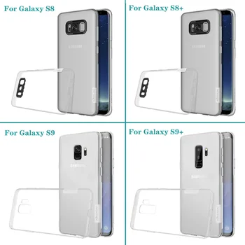 Za Samsung Galaxy S10 S10+ S10E S8 S8 S9+ S9+ Plus Primeru Nillkin Narave Jasno, Mehko Silikon TPU Zadnji Pokrovček za Samsung S10 Plus